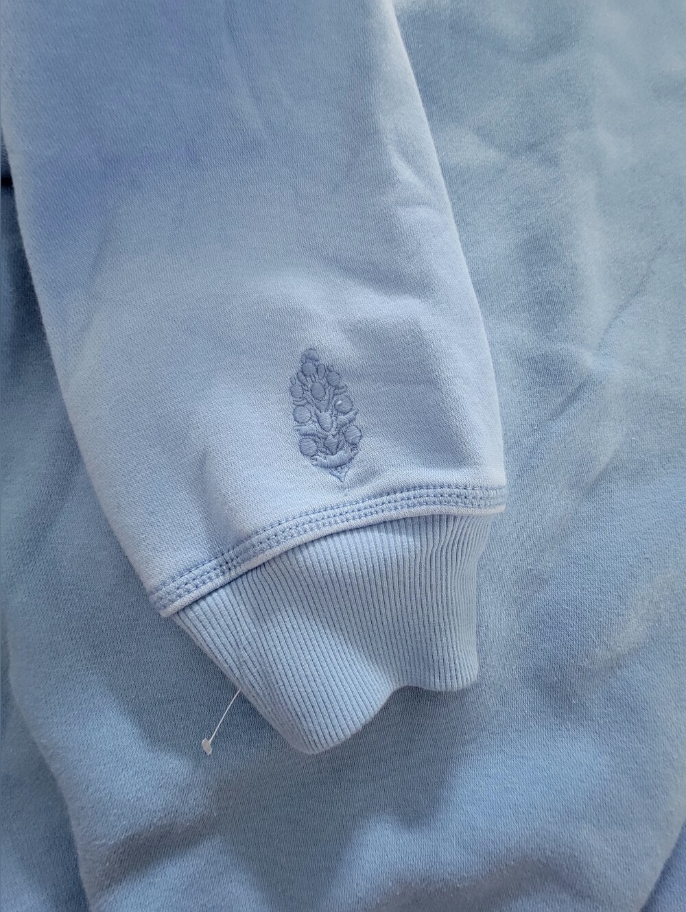 Free People Movement Final Call Front Logo Hoodie Riviera Blue Combo Small - Picture 8 of 11